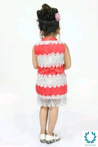 Linotex Girls Party Festival Dress - 4-5 Years, Red